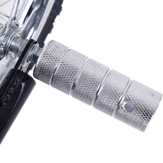 HomCom Scooter 2 Ruedas Patinete con Caballete Negro