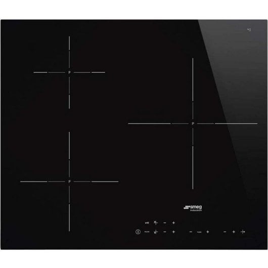 Placa Smeg SI5632D Indução 3 Zonas Touch Control Booster Preto