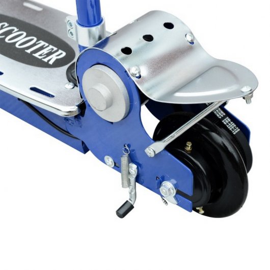 HomCom Scooter Patinete Eléctrico Plegable 120W Azul