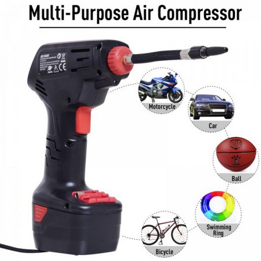Durhand Compresor de Aire Inflador Eléctrico para Coche 12V