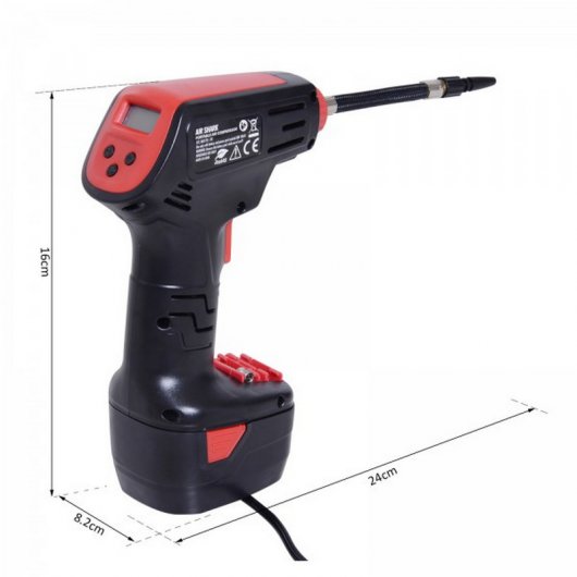 Durhand Compresor de Aire Inflador Eléctrico para Coche 12V