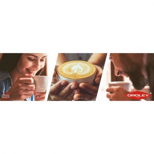 Oroley EcoFund Cafetera Italiana Inducción 12 Tazas Acero Inoxidable Roja