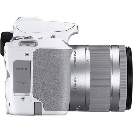 Canon 250D 24MP WiFi Bianco + obiettivo EF-S 18-55mm F4-5.6 IS STM