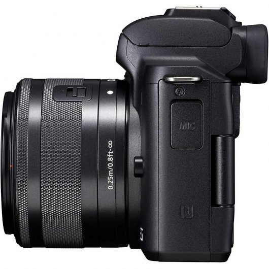 Canon M50 24MP WiFi Negra + Objetivo EF-M 15-45mm F3.5-6.3 IS STM