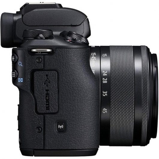 Canon M50 24MP WiFi Negra + Objetivo EF-M 15-45mm F3.5-6.3 IS STM