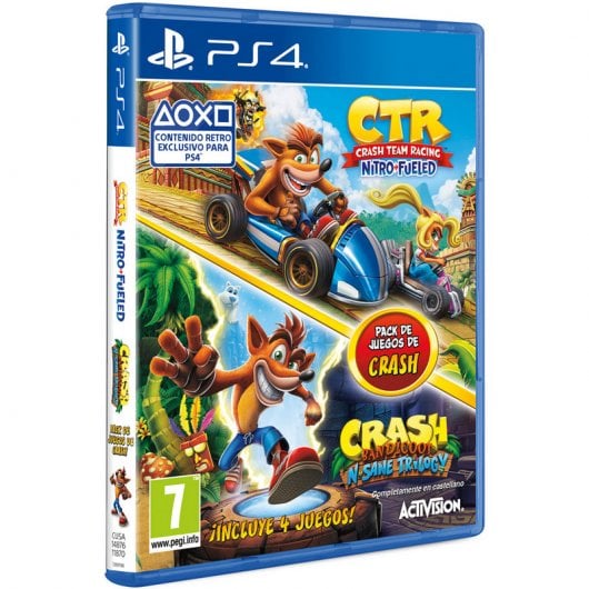 Crash Team Racing Nitro Fueled + Crash N.Sane Trilogy PS4