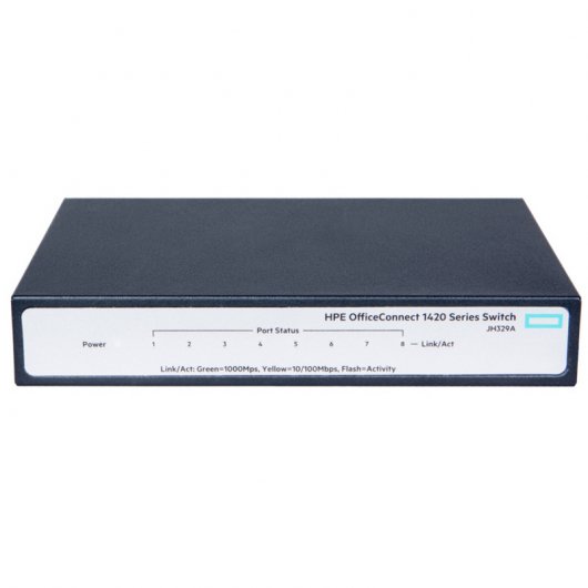 HPE OfficeConnect 1420 Switch No Gestionable 8 Puertos Gigabit