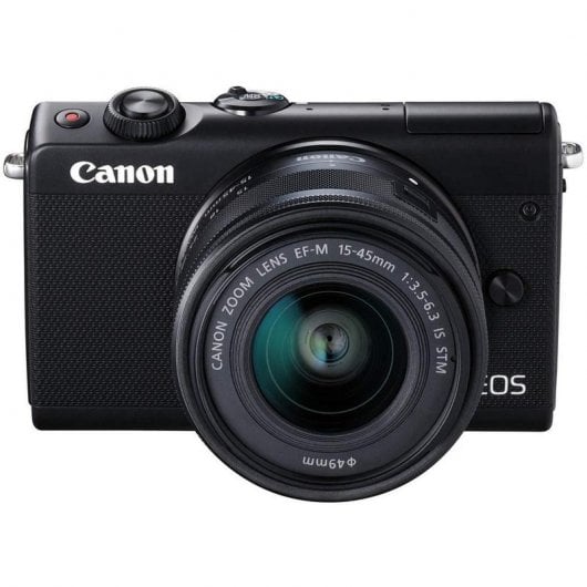 Canon M100 24.2MP WiFi Negra + Objetivo EF-M 15-45mm F3.5-6.3 IS STM