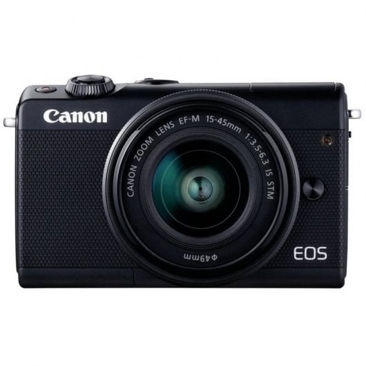 Canon M100 24.2MP WiFi Negra + Objetivo EF-M 15-45mm F3.5-6.3 IS STM