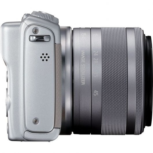 Canon M100 24.2MP WiFi Gris + Objetivo EF-M 15-45mm F3.5-6.3 IS STM