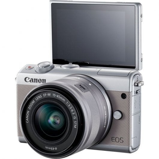 Canon M100 24.2MP WiFi Gris + Objetivo EF-M 15-45mm F3.5-6.3 IS STM