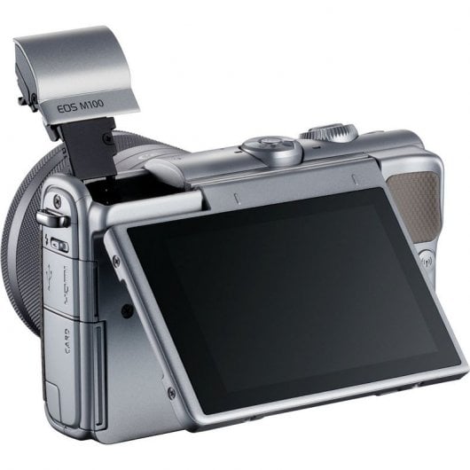 Canon M100 24.2MP WiFi Gris + Objetivo EF-M 15-45mm F3.5-6.3 IS STM