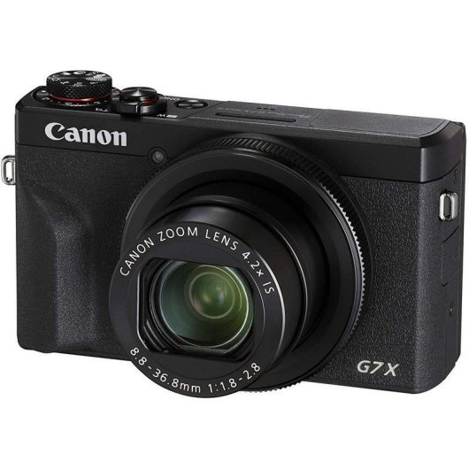 Fotocamera Compatta Canon PowerShot G7 X Mark III 20MP Zoom 4,2x WiFi Touchscreen Nera