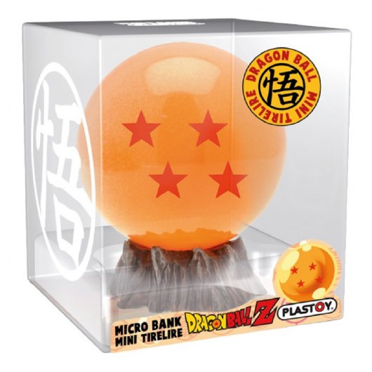 Plastoy Dragon Ball: Mini Hucha Bola de Dragón nº4 10cm