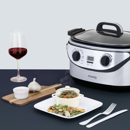 HKoenig SLCOOK30 Olla Eléctrica Multifunción 5.6L 1350W