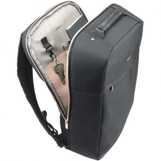 Mobilis Pure Mochila Negra/Rosa para Portátil 15.6"