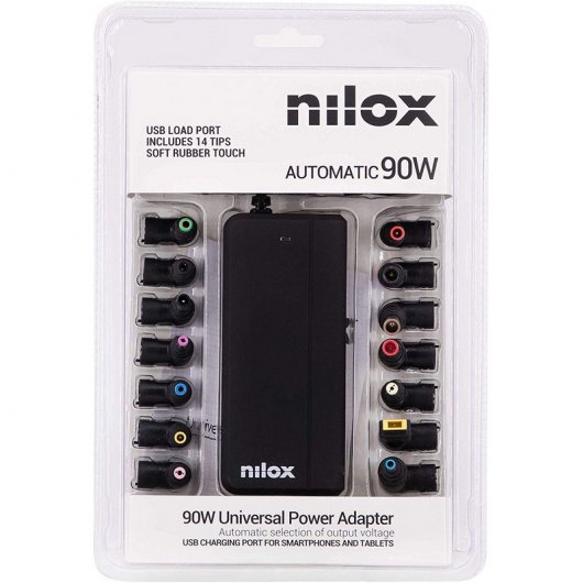 Nilox CAR90USB Cargador Universal Automático 90W con USB