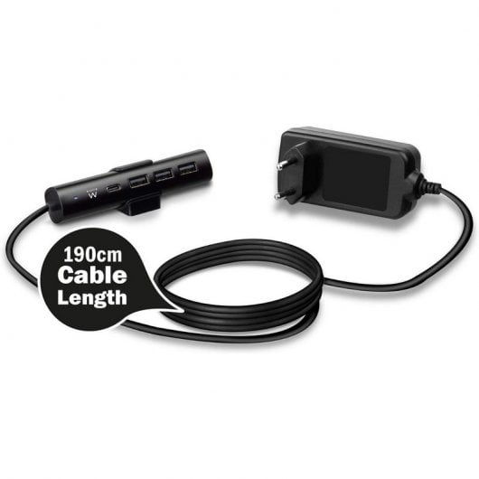 Ewent EW1317 Ladegerät für Mobilgeräte Universal Schwarz AC Drinnen