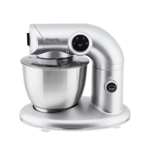 HKoenig KM80 Batedeira Misturadora 1000W Prateada