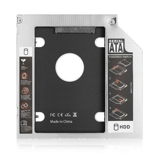 Ewent Caja de Montaje para Disco Duro SSD en Bahía Óptica