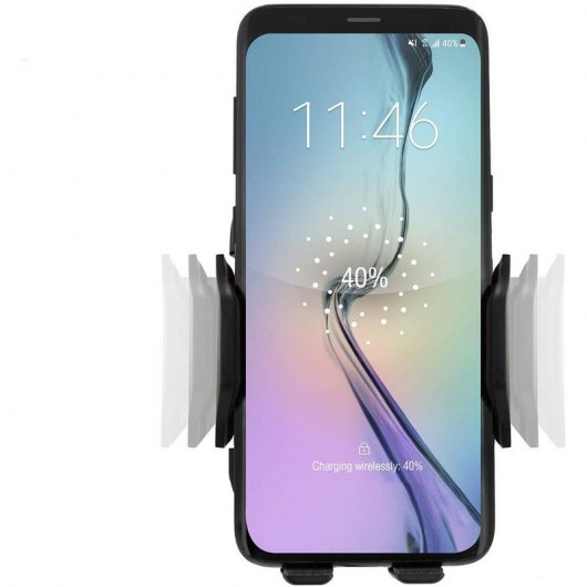 Ewent EW1191 Soporte de Coche para Smartphone con Carga Inalámbrica