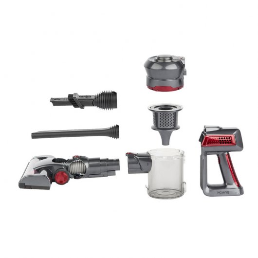 HKoenig UP600 Aspiradora Escoba 2 en 1 100W Roja