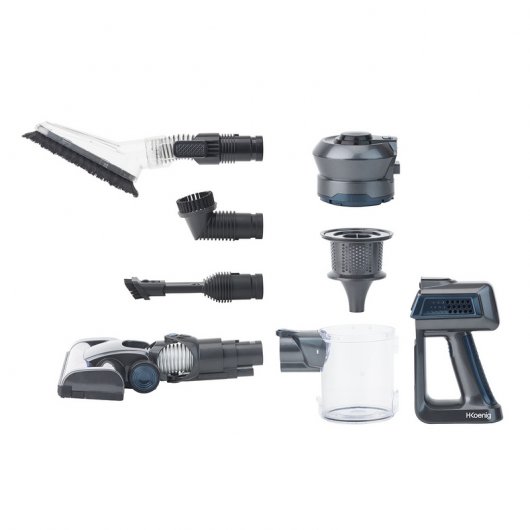 HKoenig UP680 EasyClean+ Aspirateur balai 2 en 1 100 W Bleu