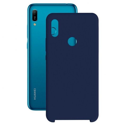 Contact Funda Silk TPU Azul para Huawei Y6 2019