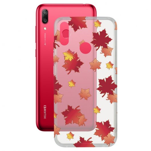Coque TPU Design Automne pour Huawei Y7 2019