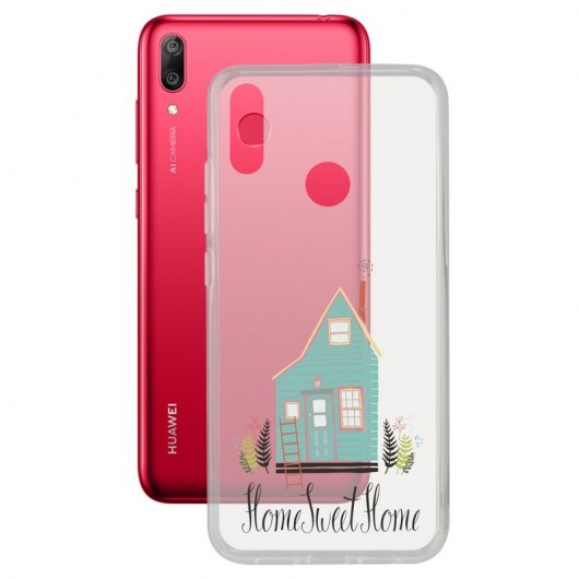 Contact Capa Design TPU Home Huawei Y7 2019