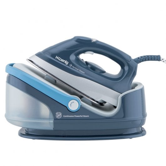 HKoenig V5i Dampfbügeleisen 2400W Grau/Blau