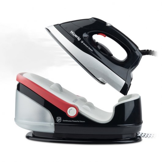 HKoenig V85 Centro de Planchado 2400W Gris/Negro/Rojo