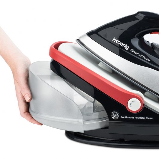 HKoenig V85 Centro de Planchado 2400W Gris/Negro/Rojo