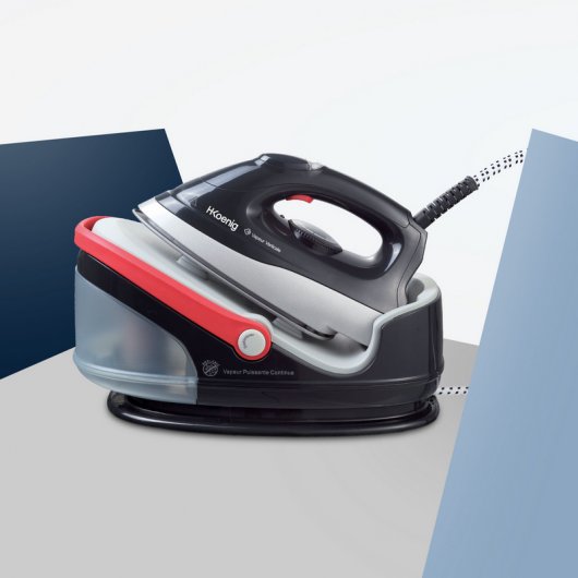 HKoenig V85 Centro de Planchado 2400W Gris/Negro/Rojo