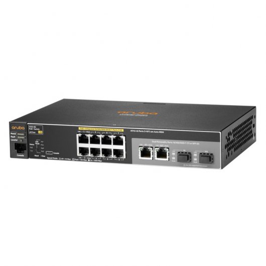 Aruba 2530 8G PoE+ Gestito L2 Gigabit Ethernet (10/100/1000) Supporto Power over Ethernet (PoE) 1U Grigio