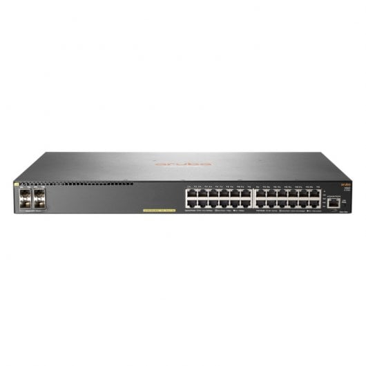 Aruba 2540 24G PoE+ 4SFP+ Gestito L2 Gigabit Ethernet (10/100/1000) Supporto Power over Ethernet (PoE) 1U Grigio