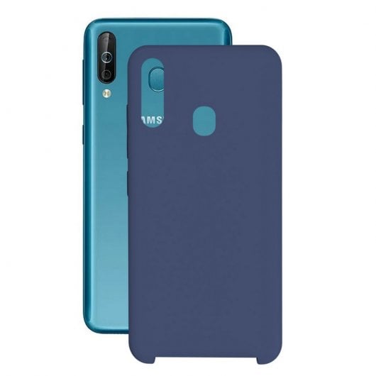 Contact Funda Silk TPU Azul para Samsung Galaxy A40S