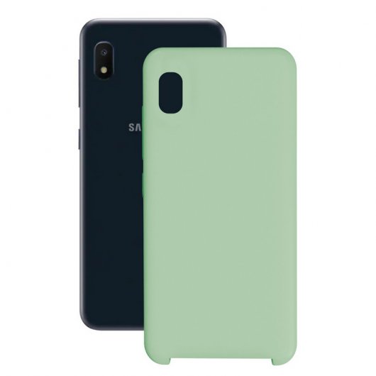 Coque TPU en soie turquoise pour Samsung Galaxy A10e