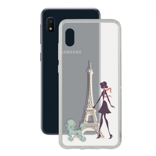 Contact Funda Diseño TPU Francia para Samsung Galaxy A10E