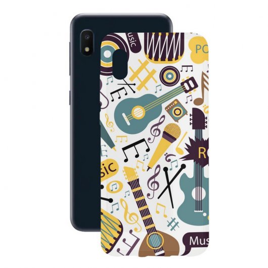 Contact Funda Diseño TPU Music para Samsung Galaxy A10e