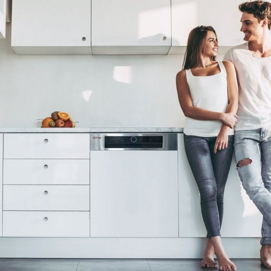 Evvo DSI4 Lavavajillas Semi-Integrable Capacidad 14 Cubiertos C