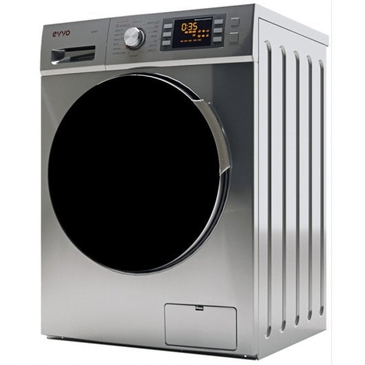 Evvo 4.10DX Lavasecadora de Carga Frontal 10Kg/7Kg A Acero Inoxidable
