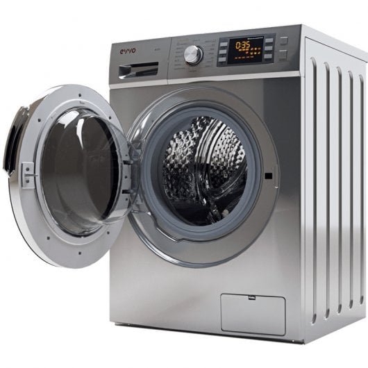 Evvo 4.10DX Lavasecadora de Carga Frontal 10Kg/7Kg A Acero Inoxidable