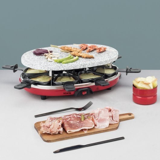 HKoenig RP412 Raclette/Grill 4 en 1 900W