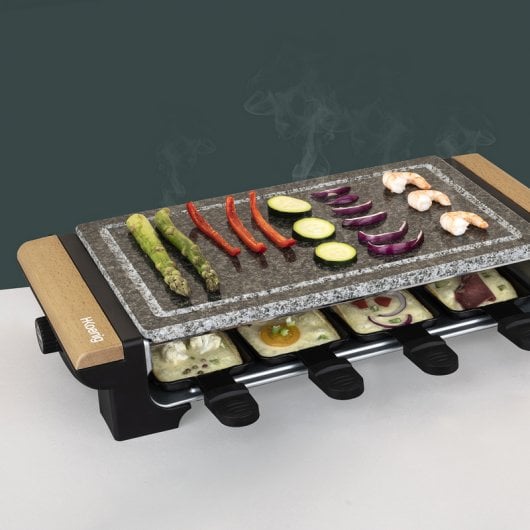 HKoenig RP328 Raclette/Grill con Piedra 1400W