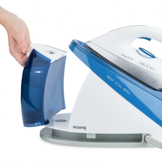 Centro da stiro HKoenig V24 2400 W Bianco/Blu