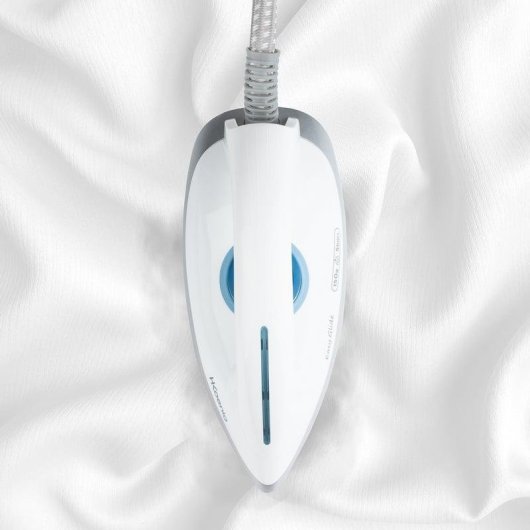 Station de repassage HKoenig V24 2400W 5,4 bar semelle céramique 1,1L blanc/bleu