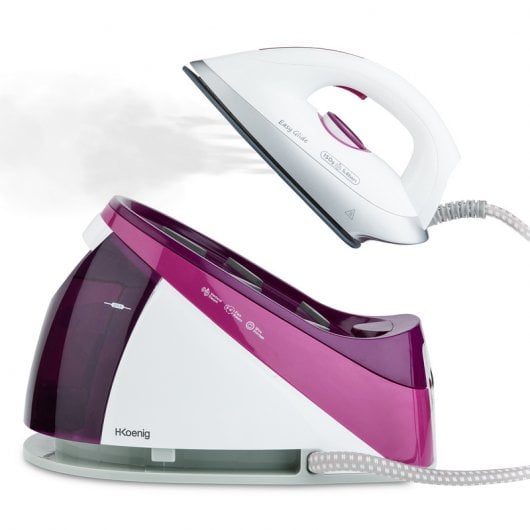 HKoenig V26 Centro de Planchado 2400W Blanco/Morado