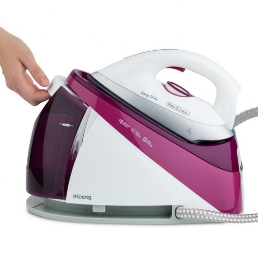 HKoenig V26 Centro de Planchado 2400W Blanco/Morado