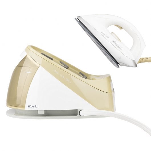 HKoenig V28 Centro de Planchado 2400W Blanco/Crema